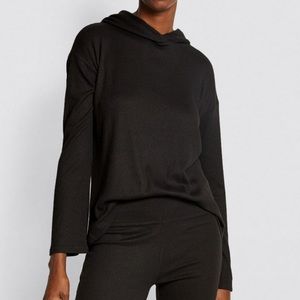 Rag & Bone Rib Knit Hoodie Small